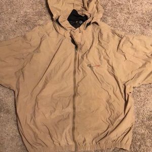 Greg Norman beige windbreaker